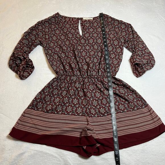 O'drey & Aggi Floral Print Playsuit Romper Size S Boho Festival Colorful Party - Picture 12 of 12